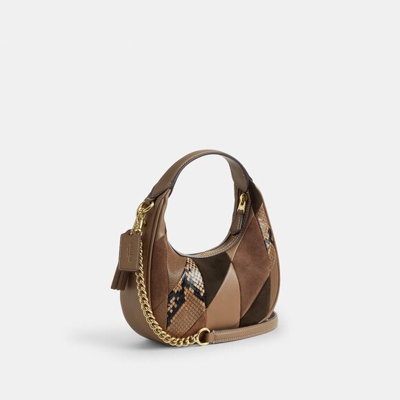 coach Carmen Mini Crossbody Bag With Patchwork - Picture 2 of 3